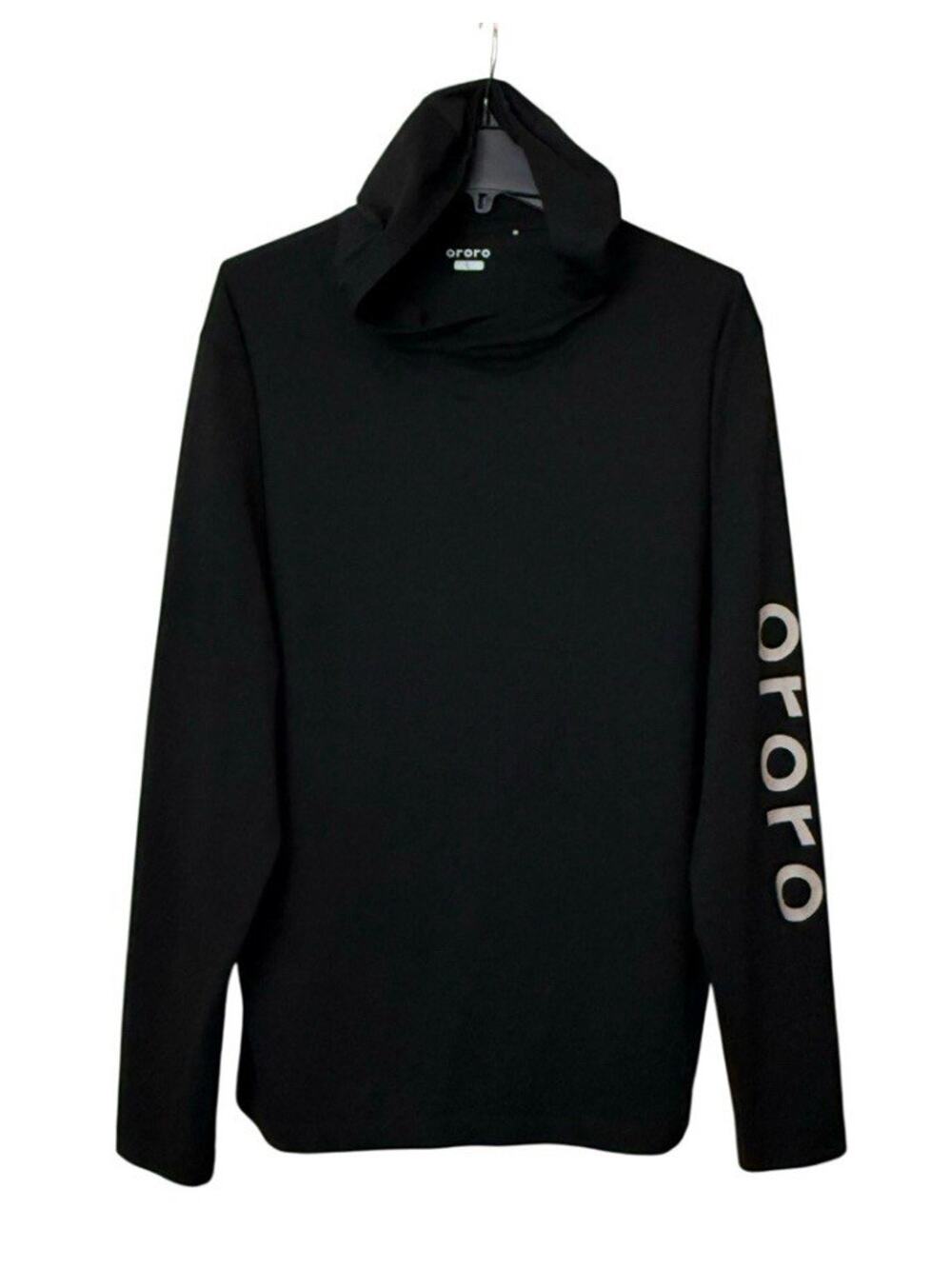 Ororo Hoodie Mens Large Black Pullover Quick Dry Unisex Athleisure